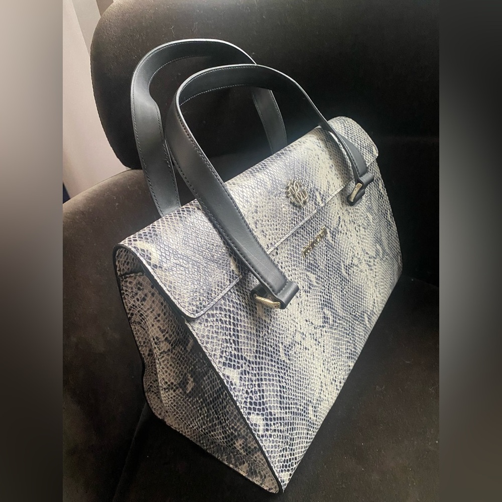 Roberto Cavalli Elegant Python Snake Effect / Top… - image 1